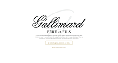 Desktop Screenshot of champagne-gallimard.com